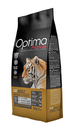 Optimanova cat adult Pile/Krumpir 2kg GF