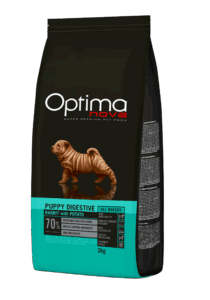 ONO21DP02 Optimanova dog puppy Digestive kunić/krumpir 2kg GF NOVO
