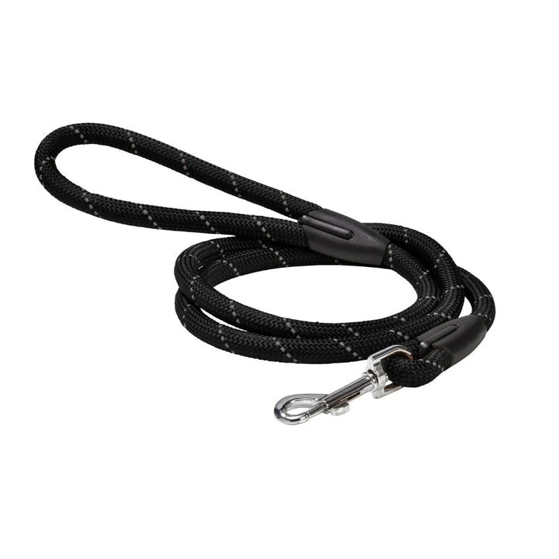 LSWALK_99_000 Vodilica pletena Bobby S 1,2x124cm crna