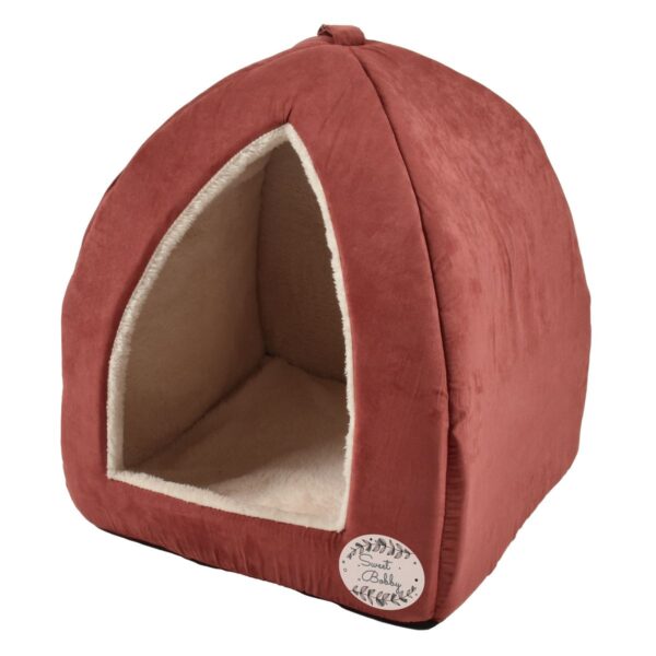 KCDOUC_45_000 Ležaj mace 37x37x42cm Piramida Douce tamno roza