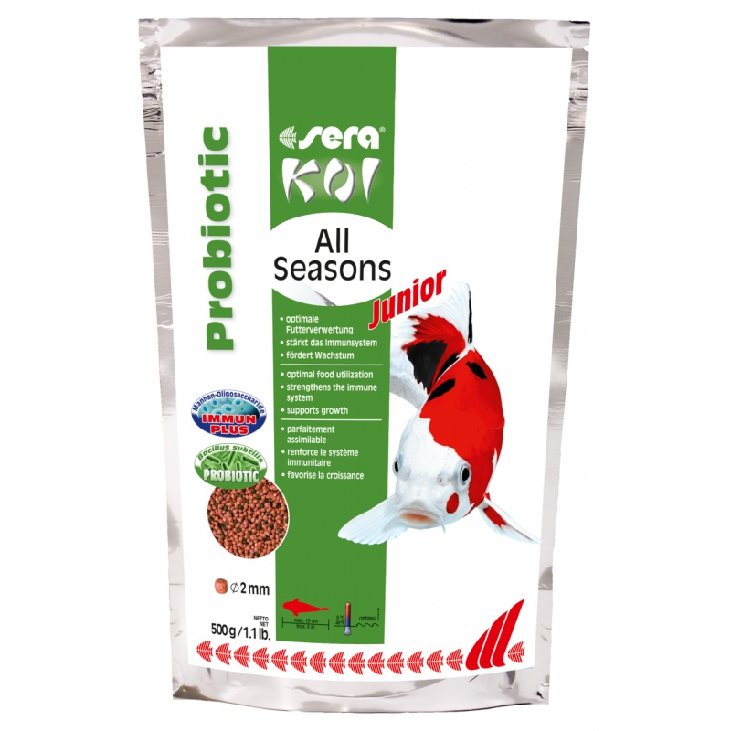 44454 (32095) Sera KOI Junior all seasons PROBIOTIC 500g
