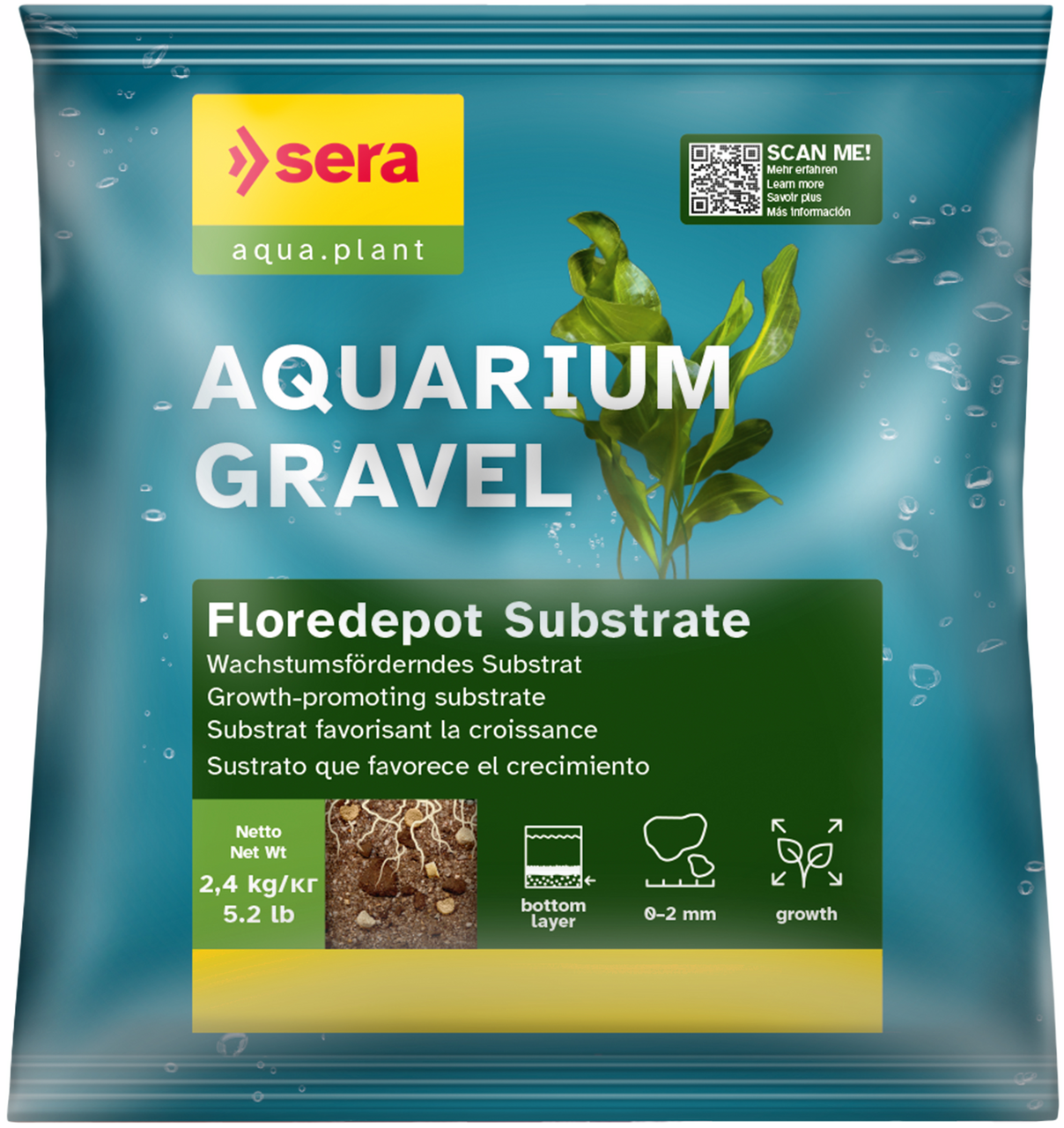 44121 (03378) Sera Floredepot substrate 2,4 kg vrećica