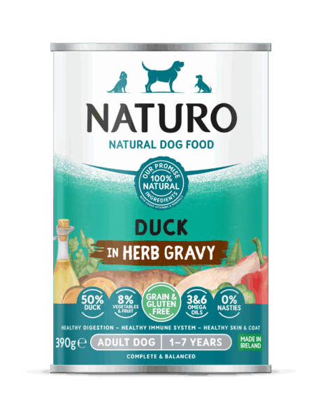 MPF1DNAT1101 Naturo konzerva Grain&Gluten Free 390g patka 1/12