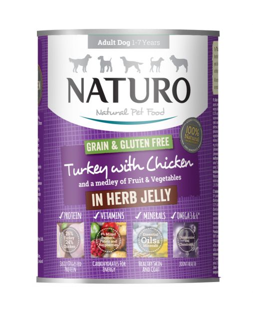 Naturo Grain&Gluten Free 390g pura/pile 1/12