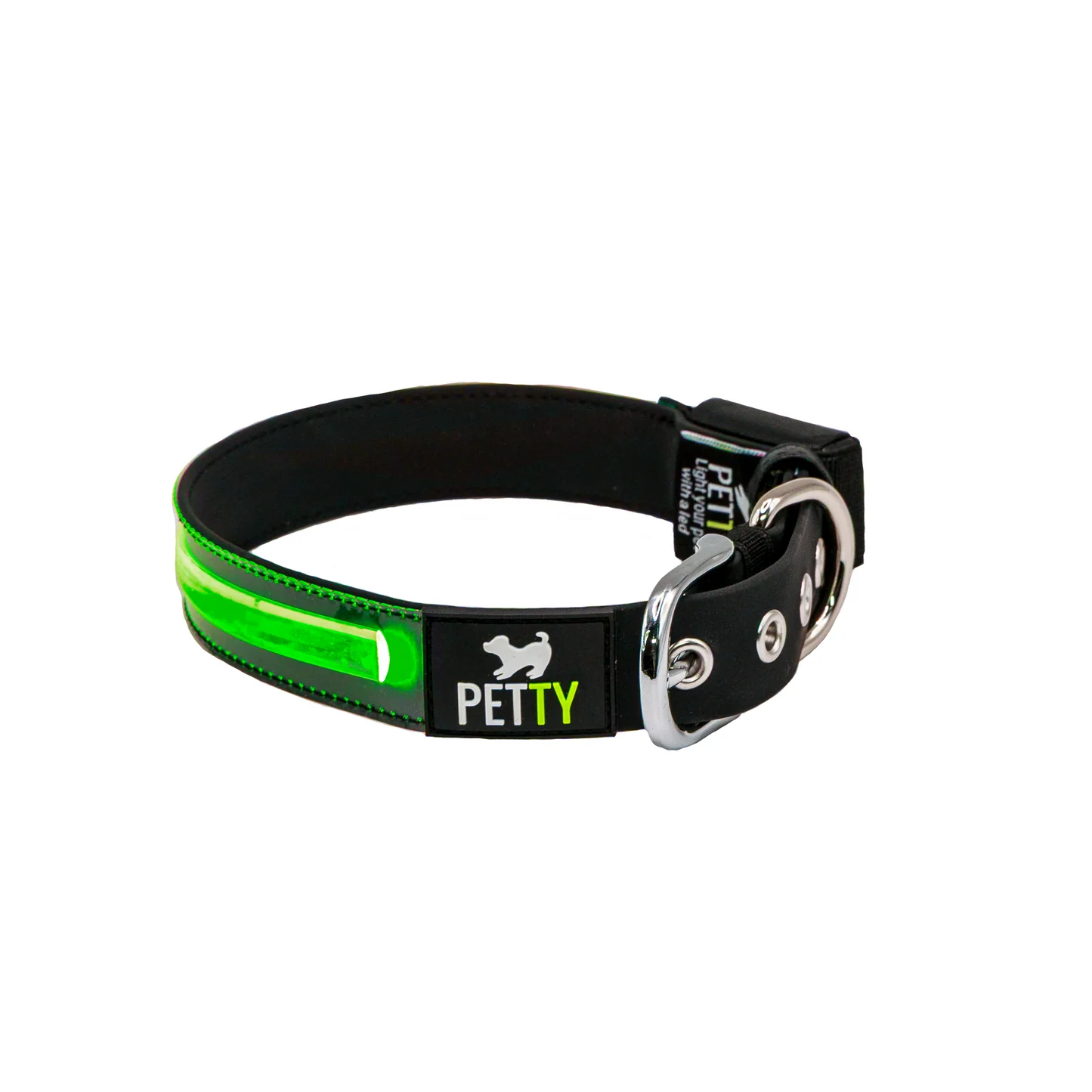 Ogrlice Petty Biothane LED