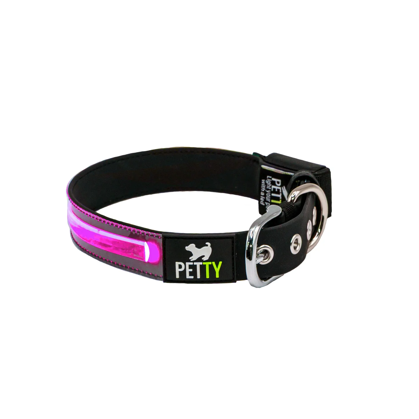 Ogrlice Petty Biothane LED