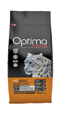 Optimanova cat adult Losos/riža