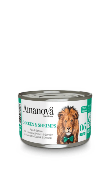 WEV77CS1B Amanova cat adult konz. 70g pile/kozice u želeu 1/24