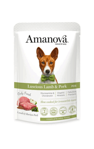 AMT61LI1A Amanova dog 100g Luscious janje/svinjetina 1/12