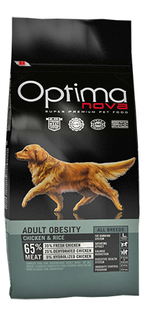 ONL95OB02 Optimanova dog adult medium Obesity 2kg LG