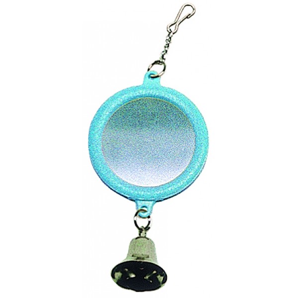 22429 Igračka za Ptice ogledalo plast.+zvono 5,5x14cm Tatrapet