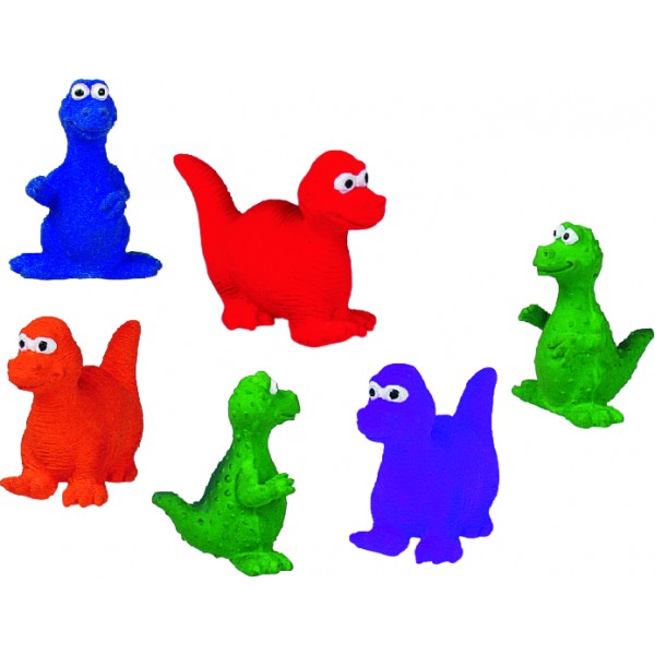 48793 Igračka za Pse Latex Dinosaur mix 7-8cm Tatrapet