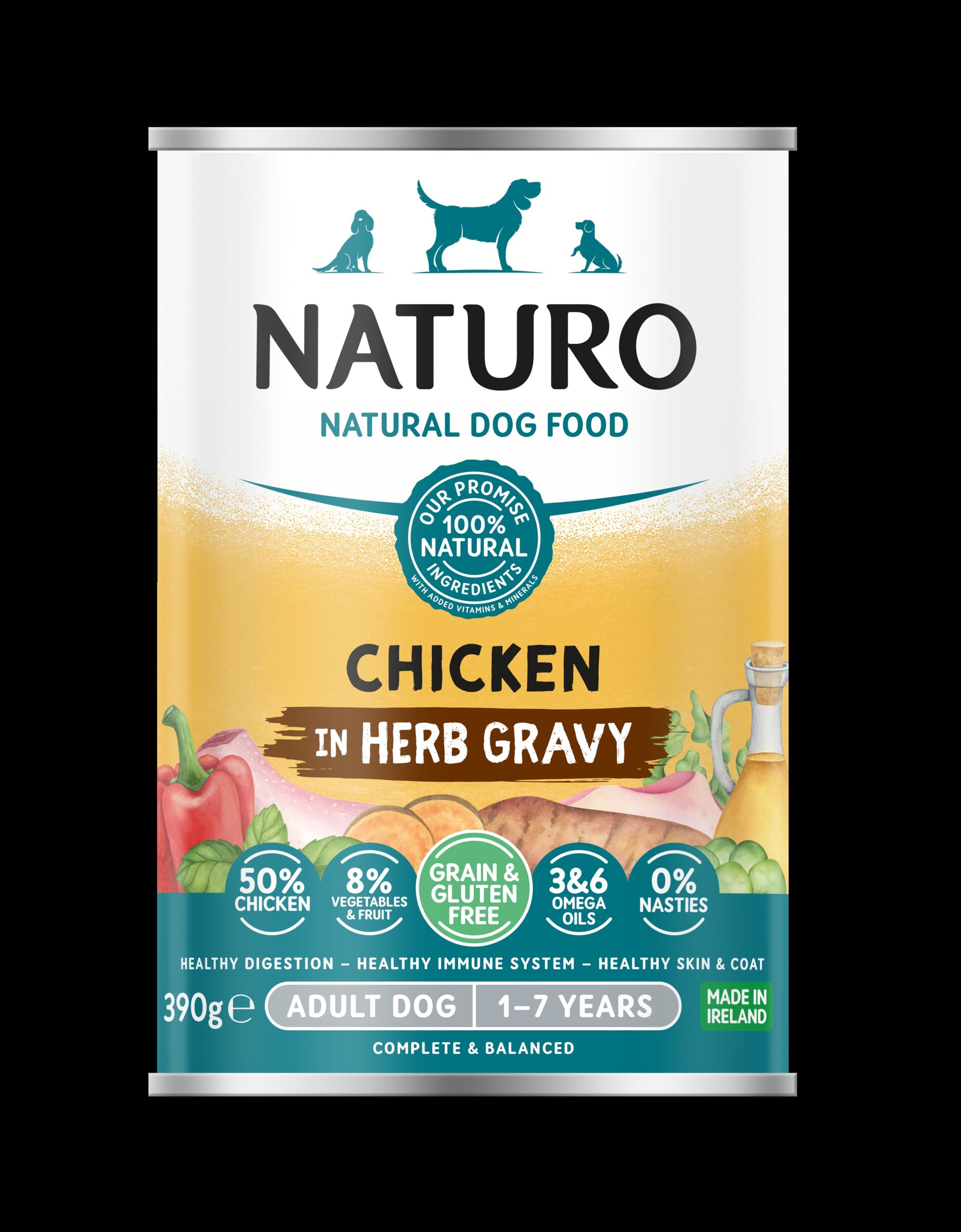 MPF1DNAT1001 Naturo Grain&Gluten Free 390g pile 1/12