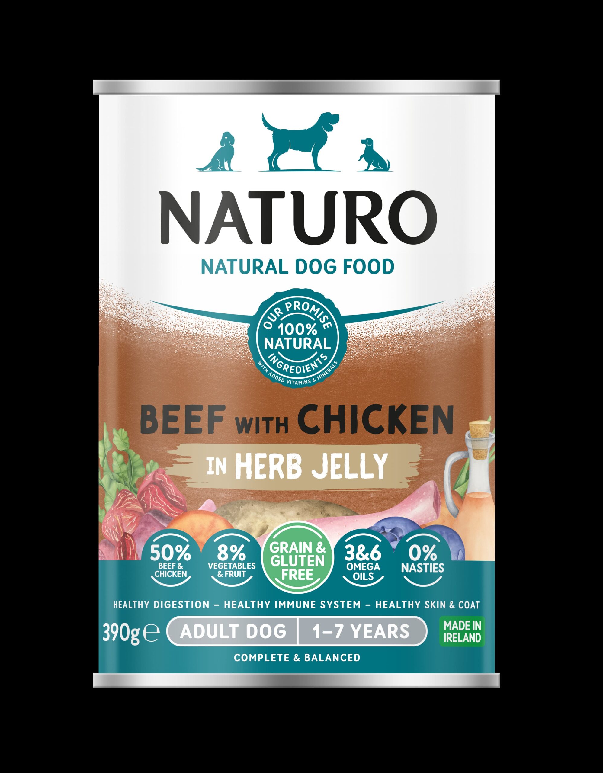 MPF1DNAT1301 Naturo Grain&Gluten Free 390g gov/pile 1/12