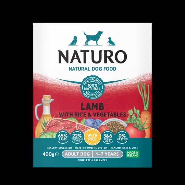 MPF3DNAT4007 Naturo pašteta 400g janje/riža/povrće 1/7