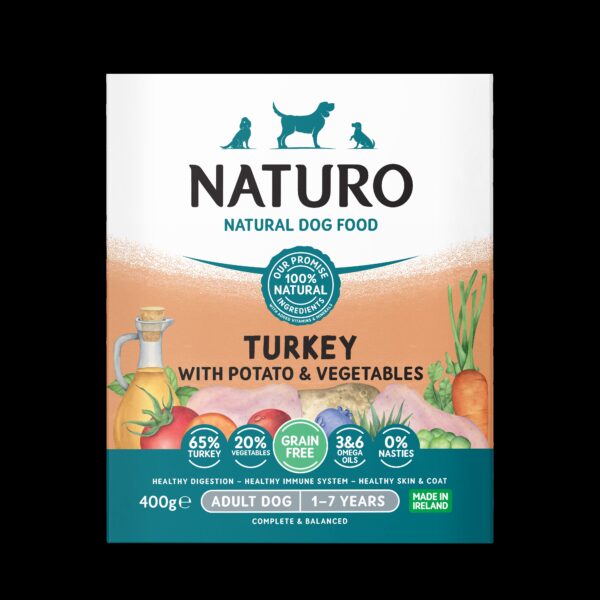 MPF3DNAT8707 Naturo pašteta 400g pura/krumpir/povrće GF 1/7
