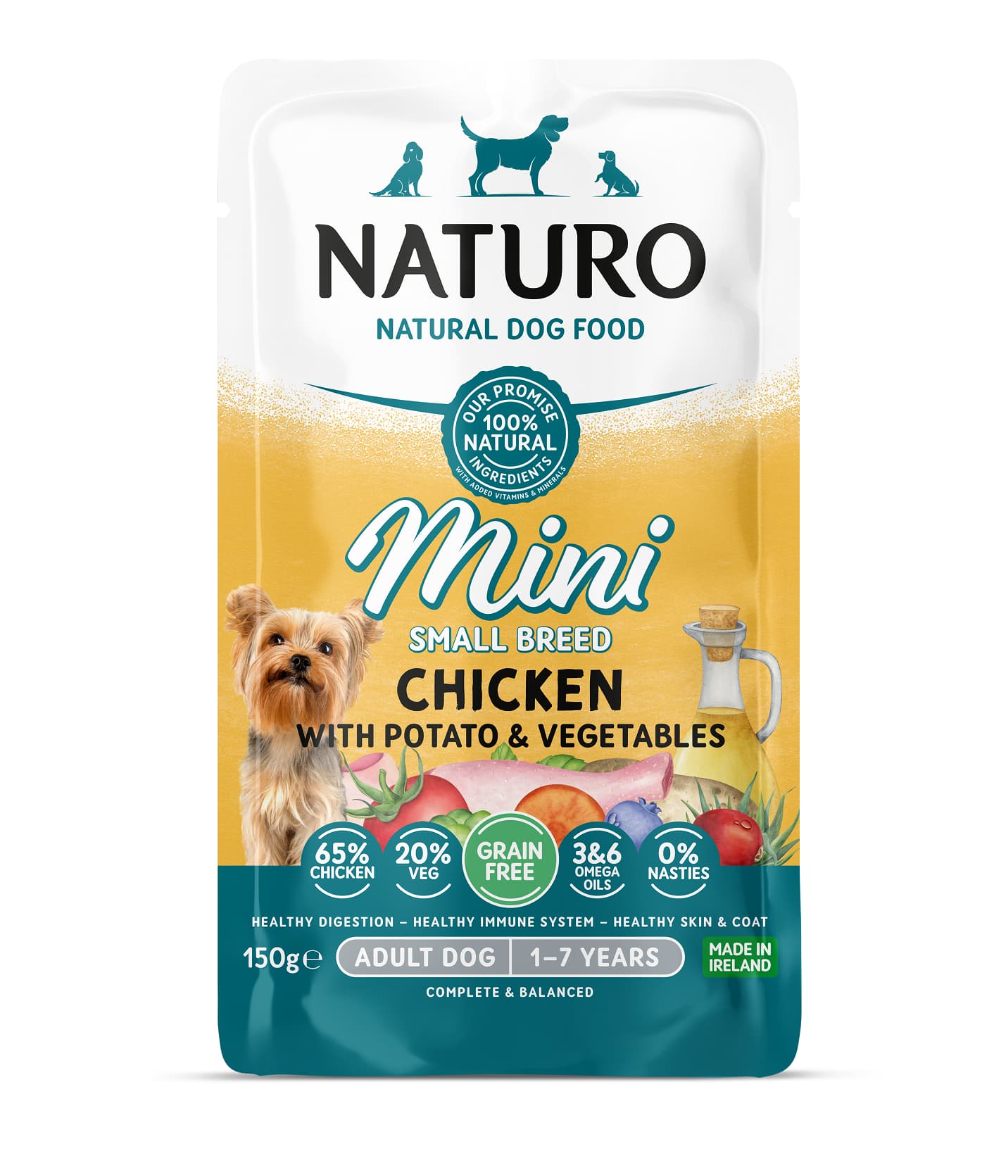 MPF8DNAT0108 Naturo Mini vreć. 150g Grain Free pile/krumpir 1/8