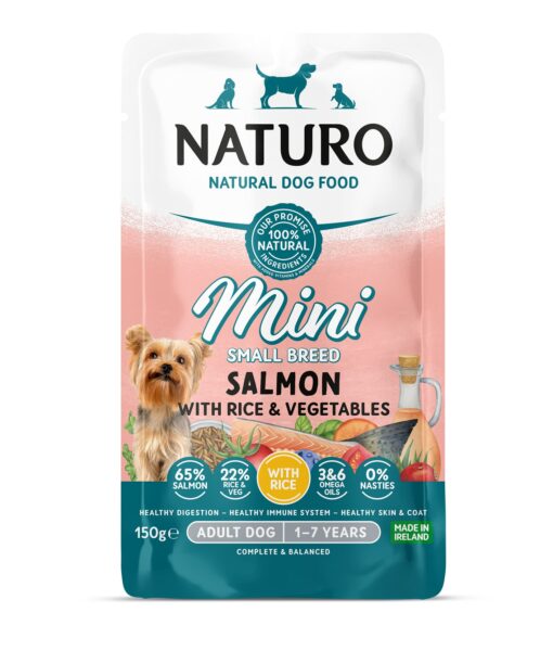 MPF8DNAT0408 Naturo Mini vreć. 150g losos/riža/povrće 1/8