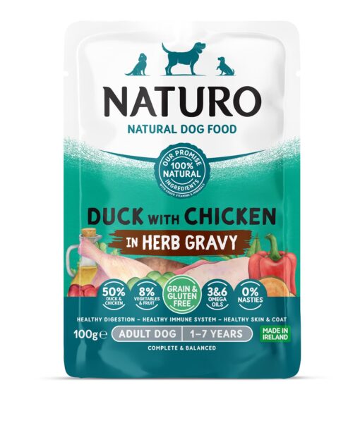 MPF8DNAT0212 Naturo vreć.100g Grain&Gluten Free patka/pile 1/12