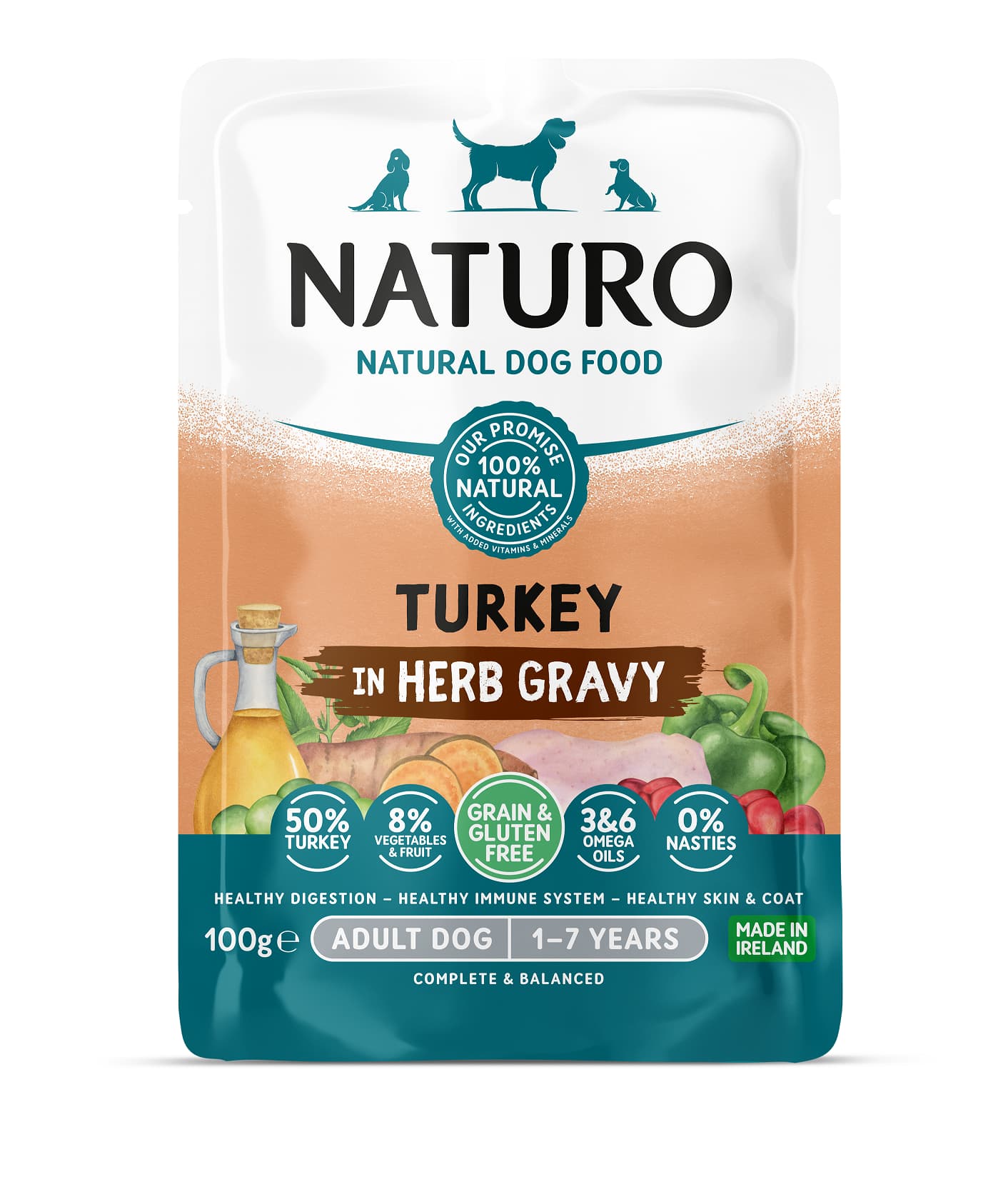 MPF8DNAT0312 Naturo vreć.100g Grain&Gluten Free pura umaku 1/12