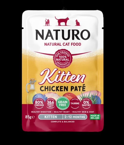 MPF8CNAT0112 Naturo Cat vreć. 85g Kitten pile paté 1/12