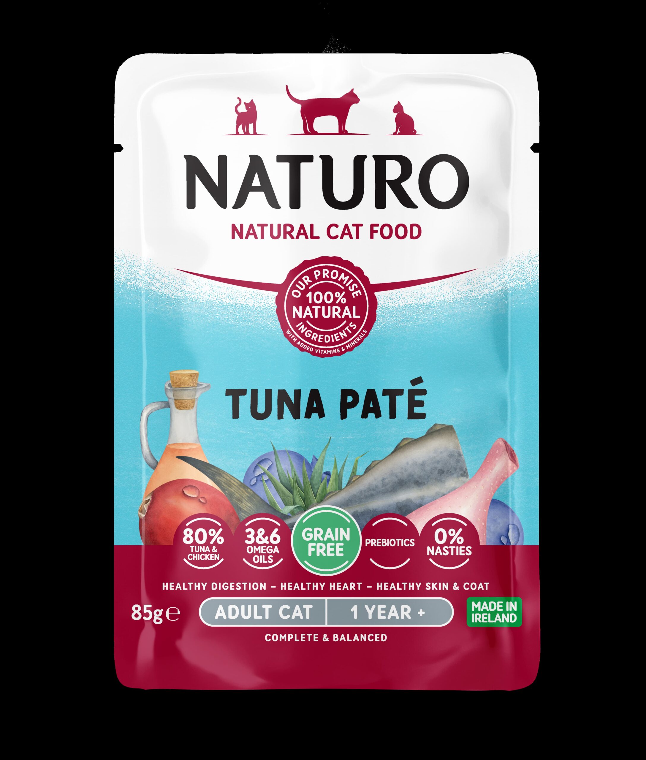 MPF8CNAT0412 Naturo Cat vreć. 85g tuna paté 1/12
