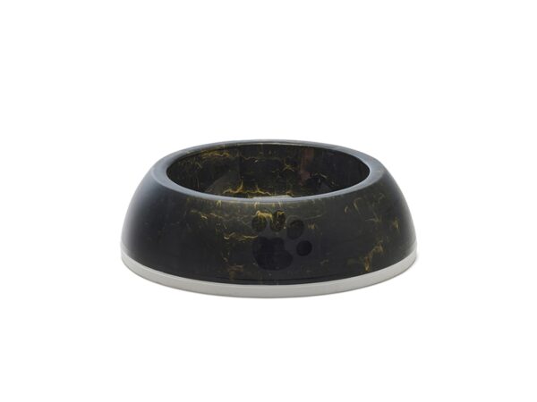 A8112-0103 Posuda plastična Delice 2 600ml Marble black/gold