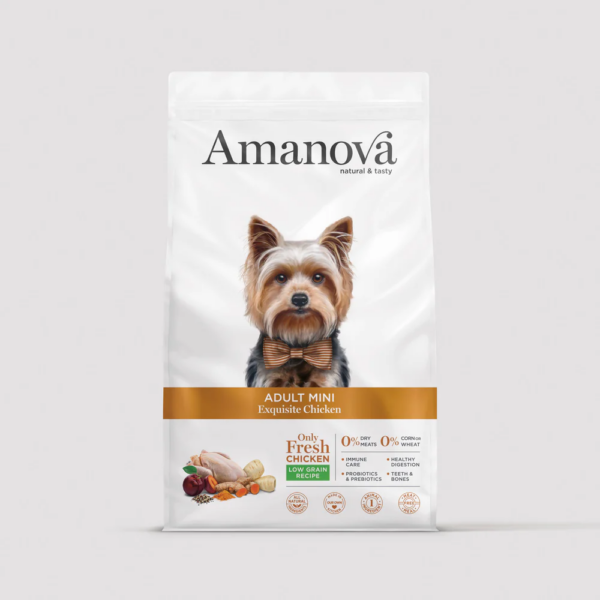 AMJ20AN07 Amanova dog adult mini Exquisite pile 7kg