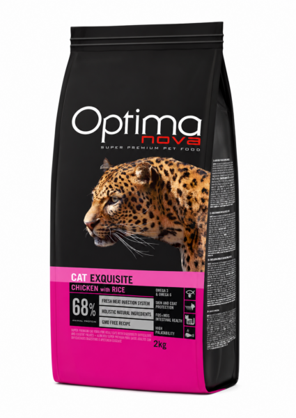 ONC14EX02 Optimanova cat adult Exquisite Pile/riža 2kg LG NOVO