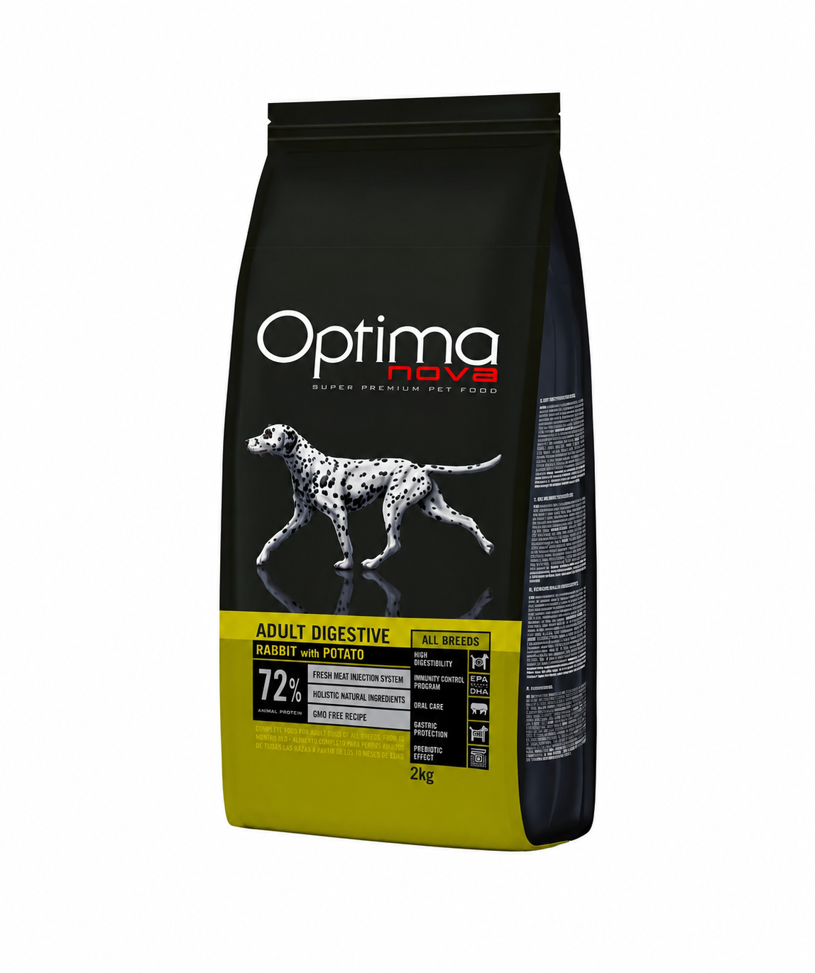 ONO18AD02 Optimanova dog adult Digestive kunić/krumpir 2kg GF