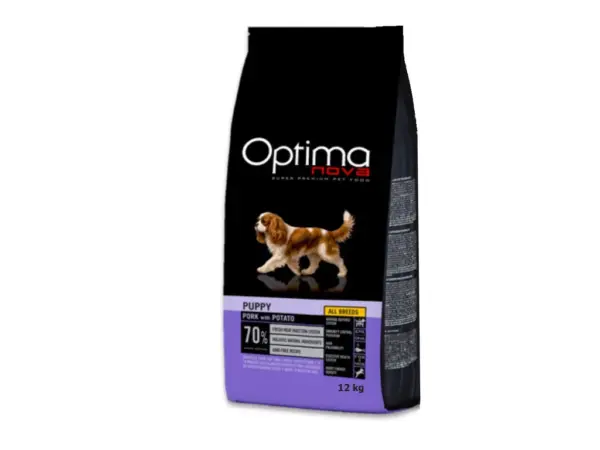 ONO39PP12 Optimanova dog puppy medium svinjetina 12kg LG