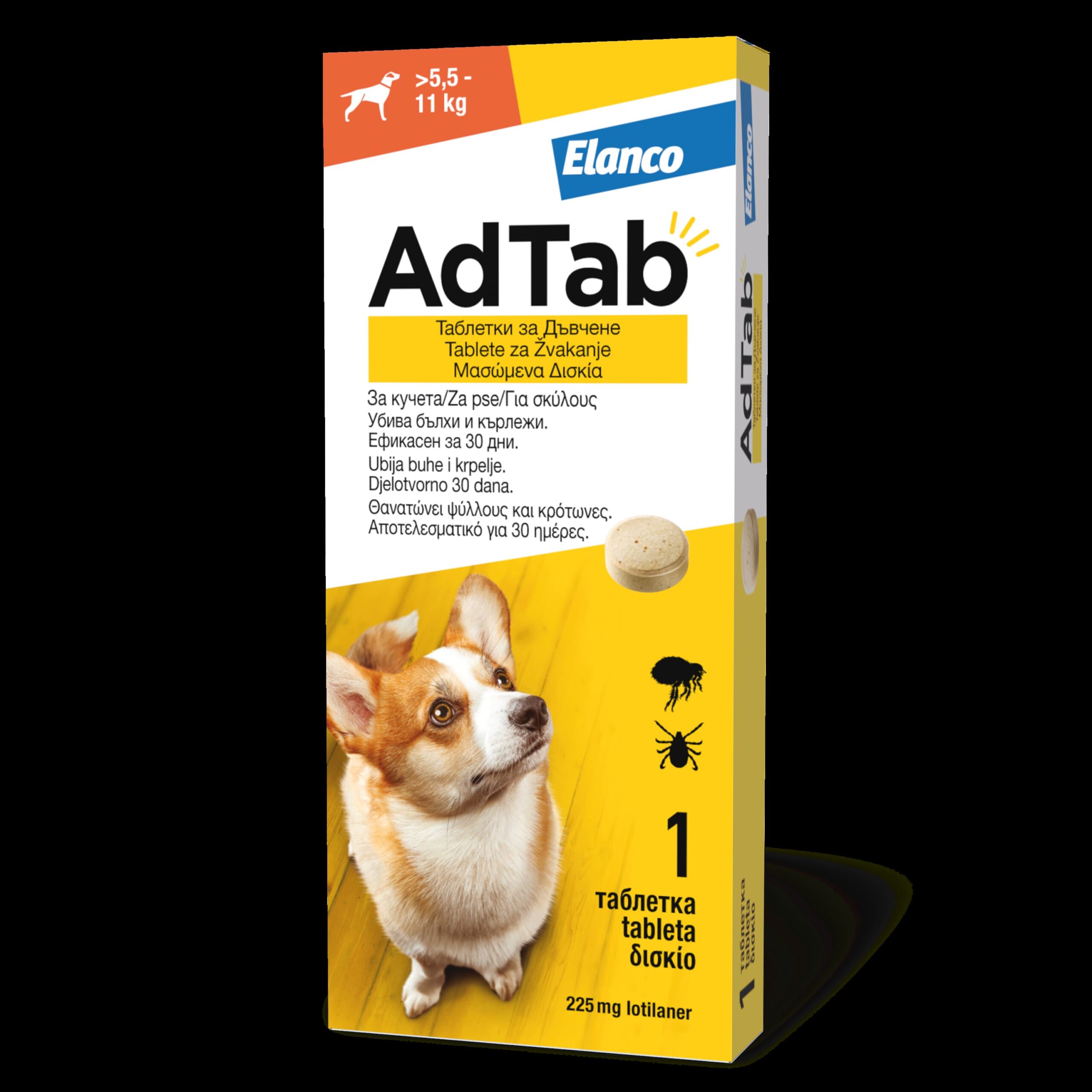 2345575 ADTab 225mg za pse 5,5-11kg