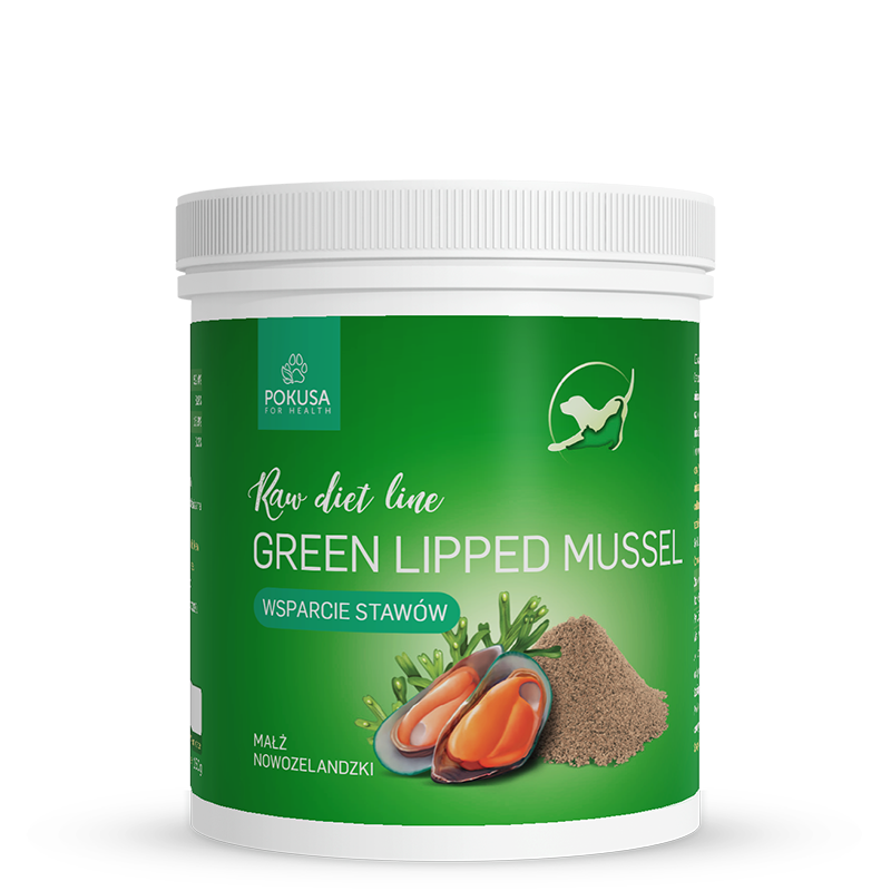 NIK316 Pokusa RawDietLine Green liped mussel 120tbl