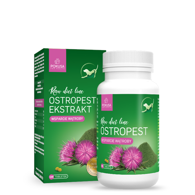 NIK1395 Pokusa RawDietLine Ostropest + milk thistle 120tbl