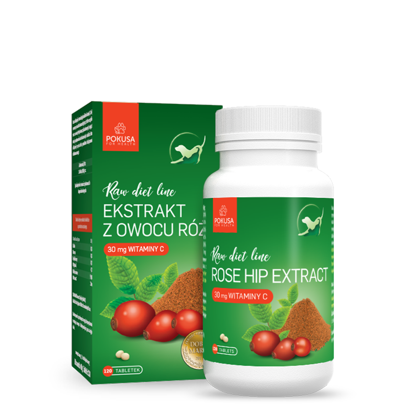 NIK325 Pokusa RawDietLine Rose hip 120tbl