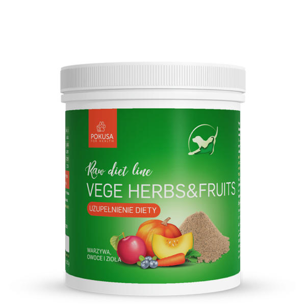 NIK336 Pokusa RawDietLine Vege Herbs&Fruits 200g