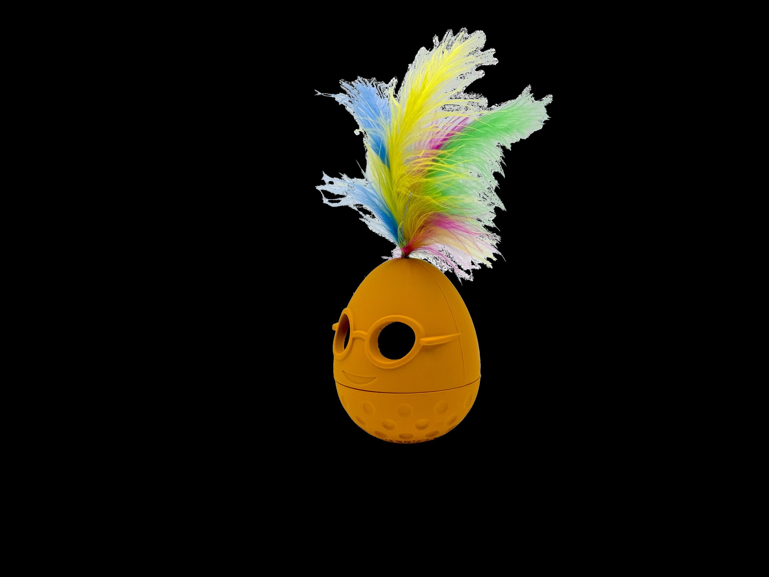 RUB-859 Igračka za mace Kiwi lopta za poslastice Hippie