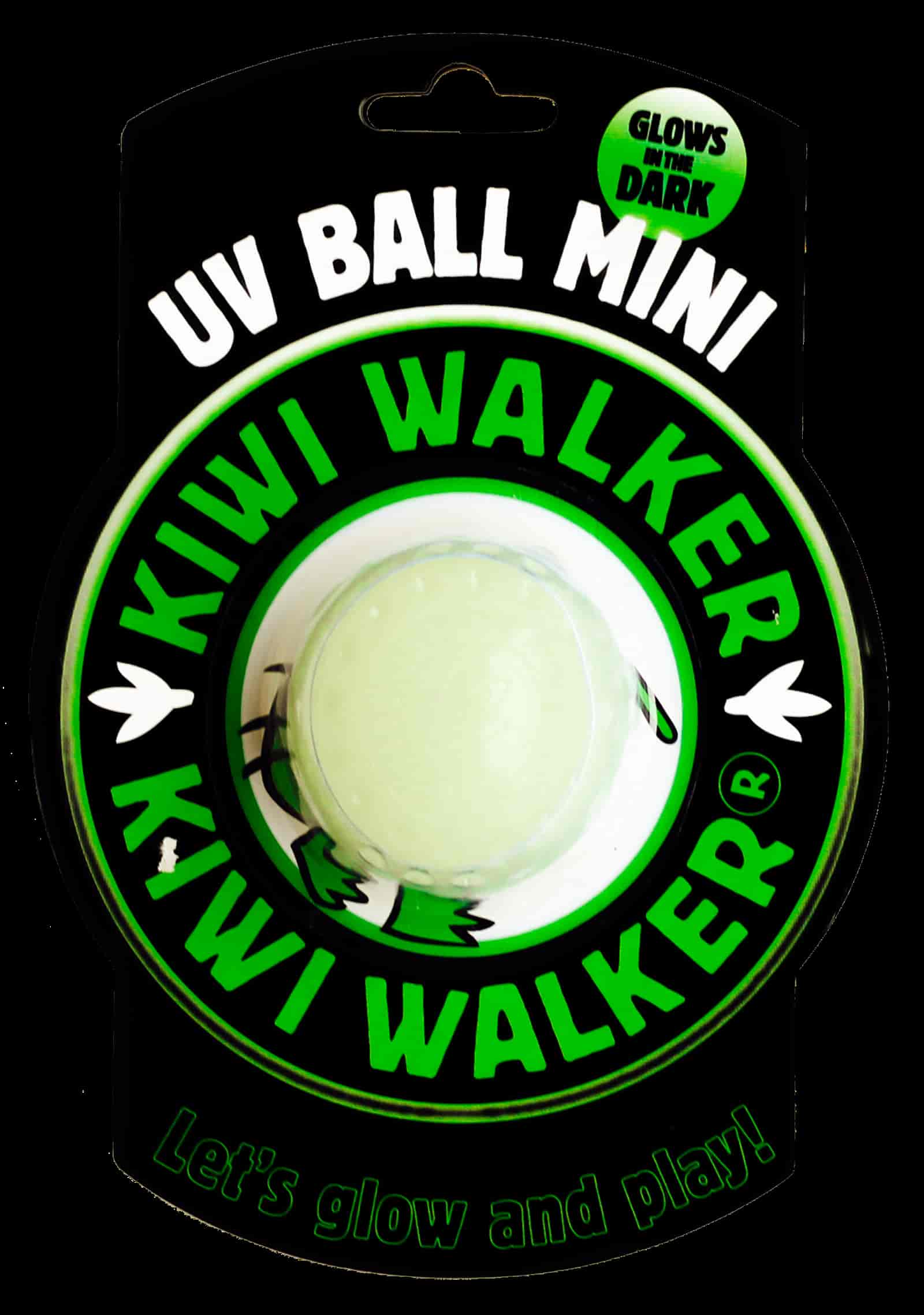 TPR-501 Igračka za pse Kiwi guma Glow lopta 5cm