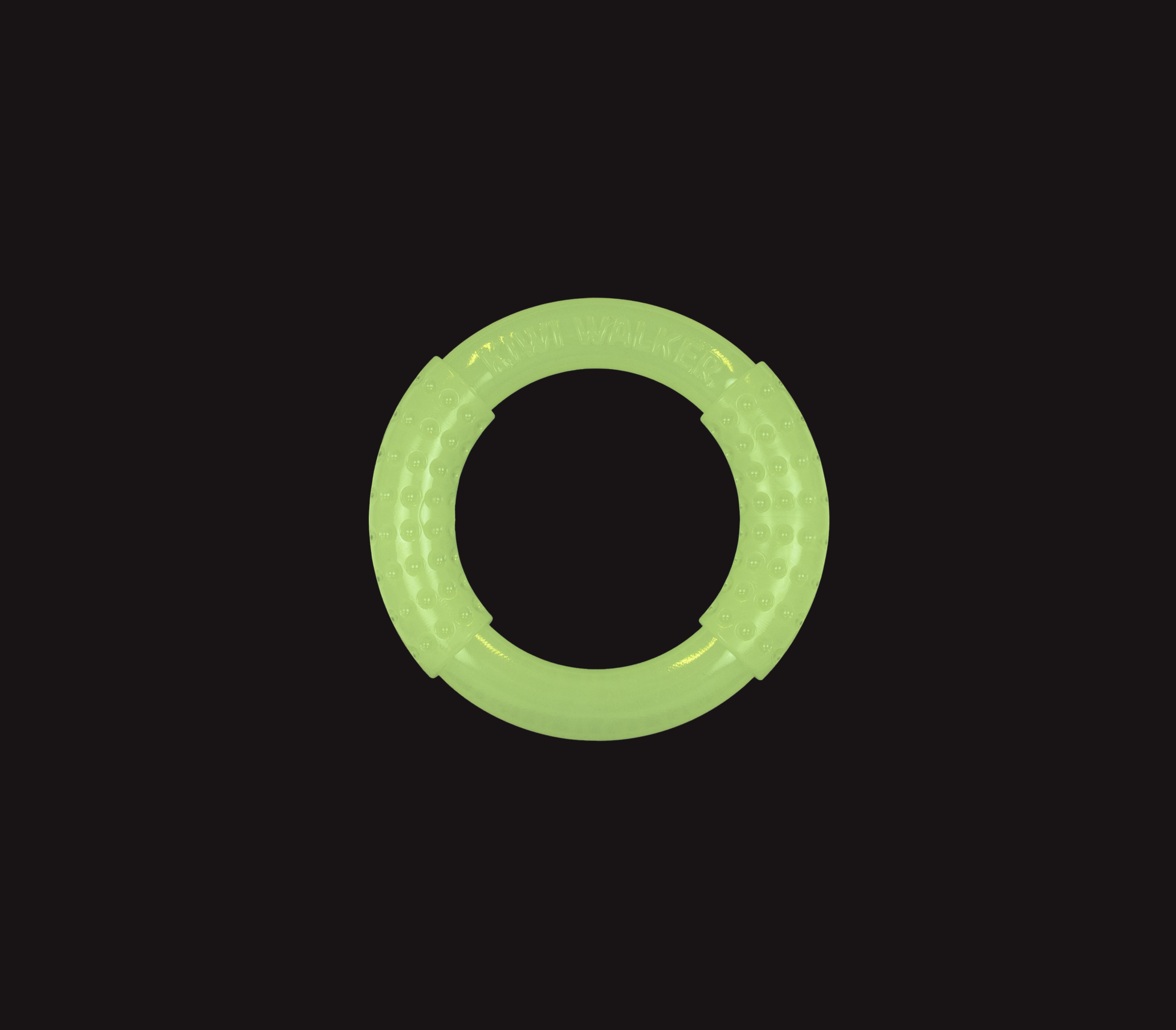 TPR-503 Igračka za pse Kiwi guma Glow ring 13cm