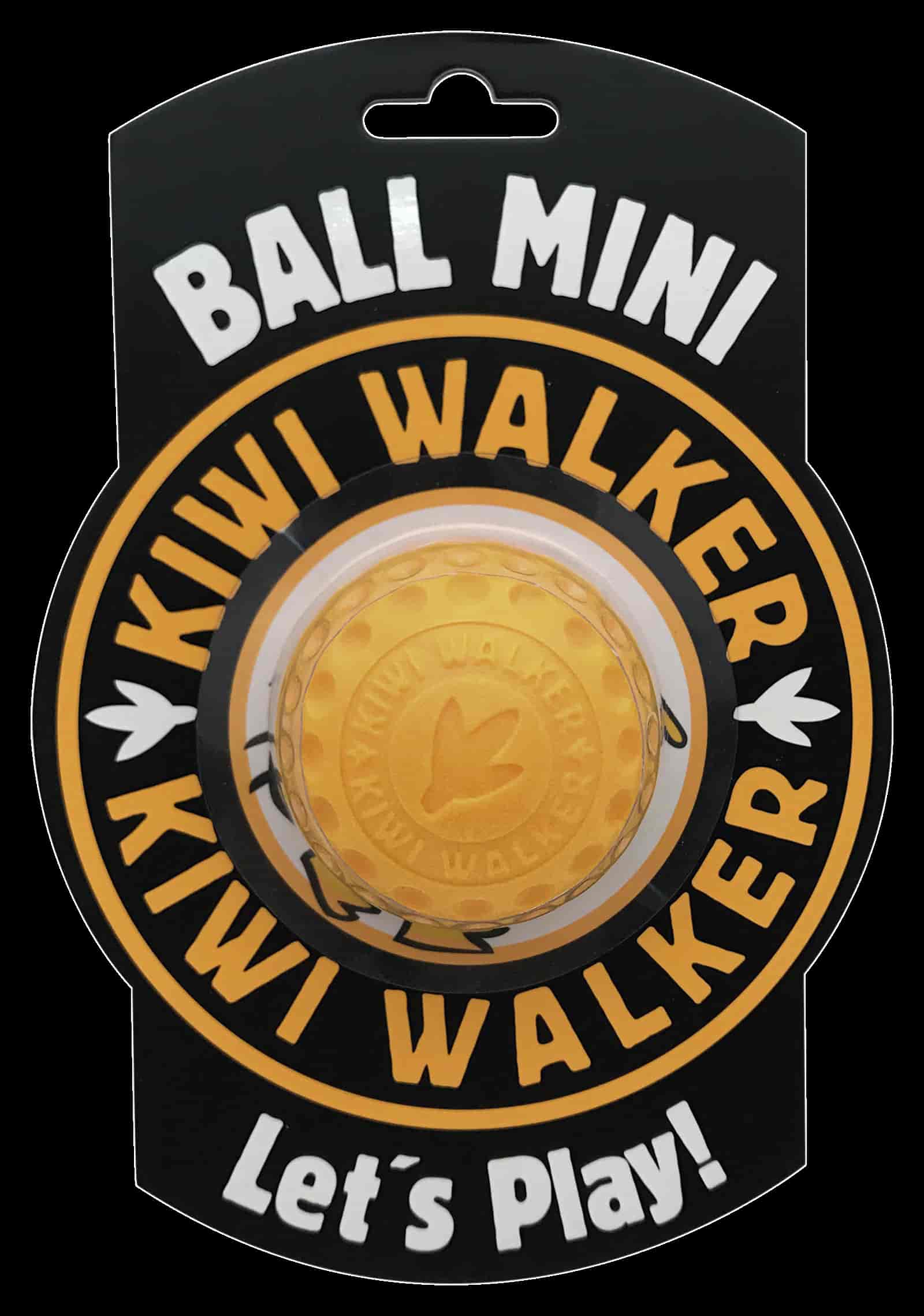 TPR-831 Igračka za pse Kiwi guma lopta mini 5cm narančasta